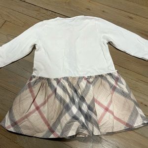Burberry long sleeve dress, size 12m